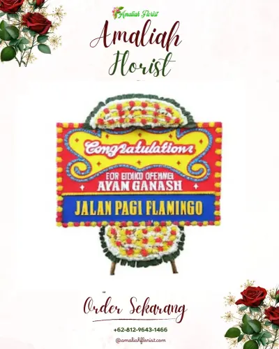 Bunga Papan Congratulation di Jeru